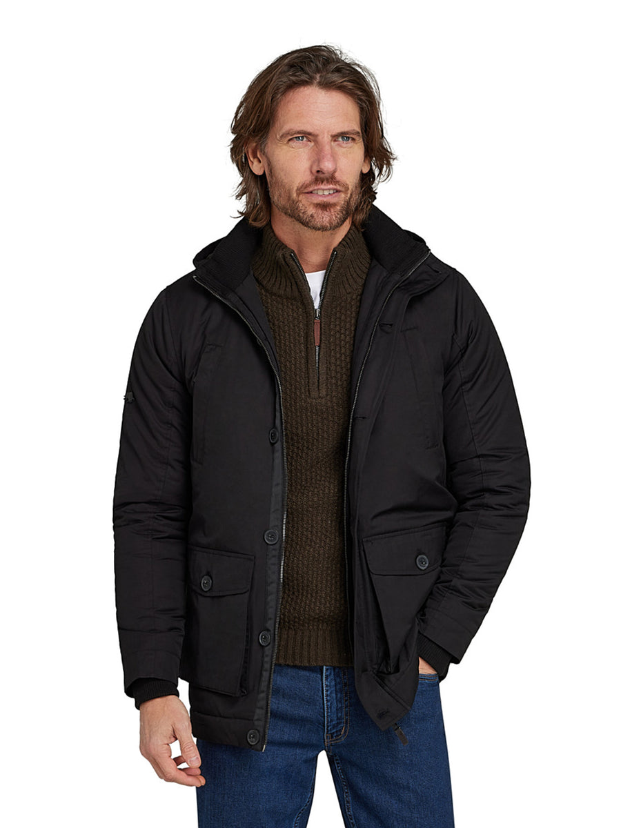 Parka Coat - Black – Raging Bull Clothing