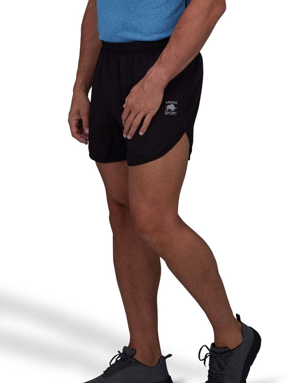 Performance Running Short Black Raging Bull Clothing