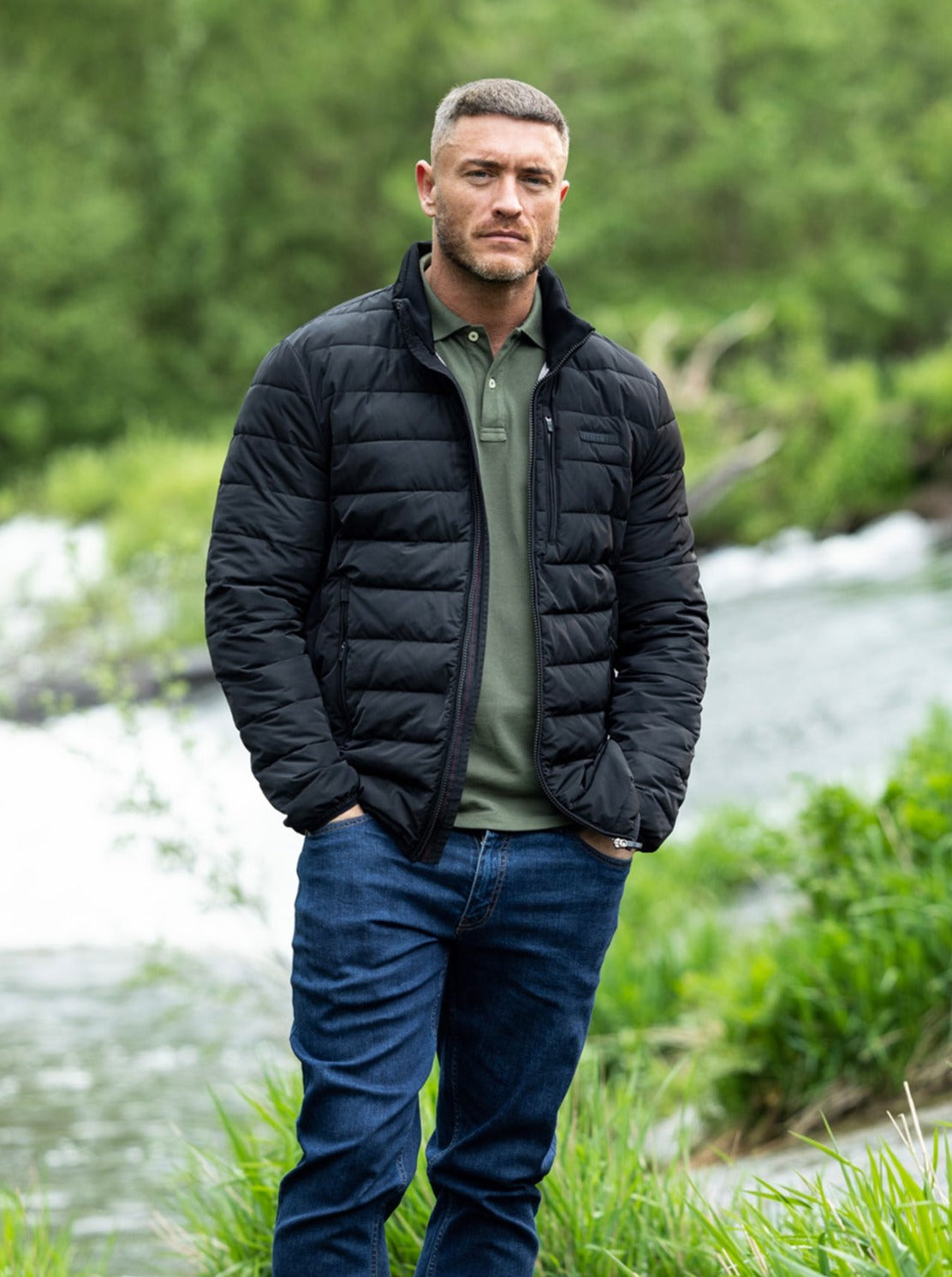 Men's noble store down jacket