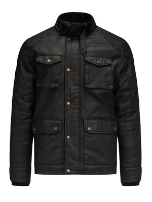 Wax Effect Jacket - Black