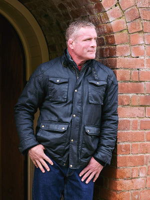 Wax Effect Jacket - Black