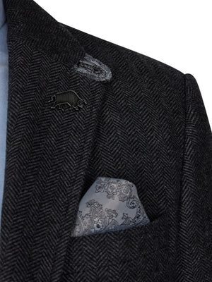 Wool Blazer - Charcoal