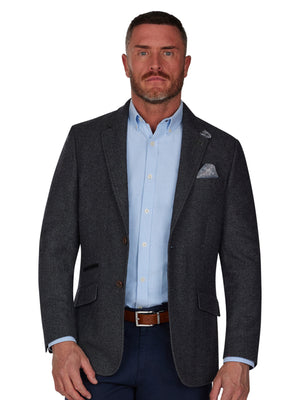 Wool Blazer - Charcoal