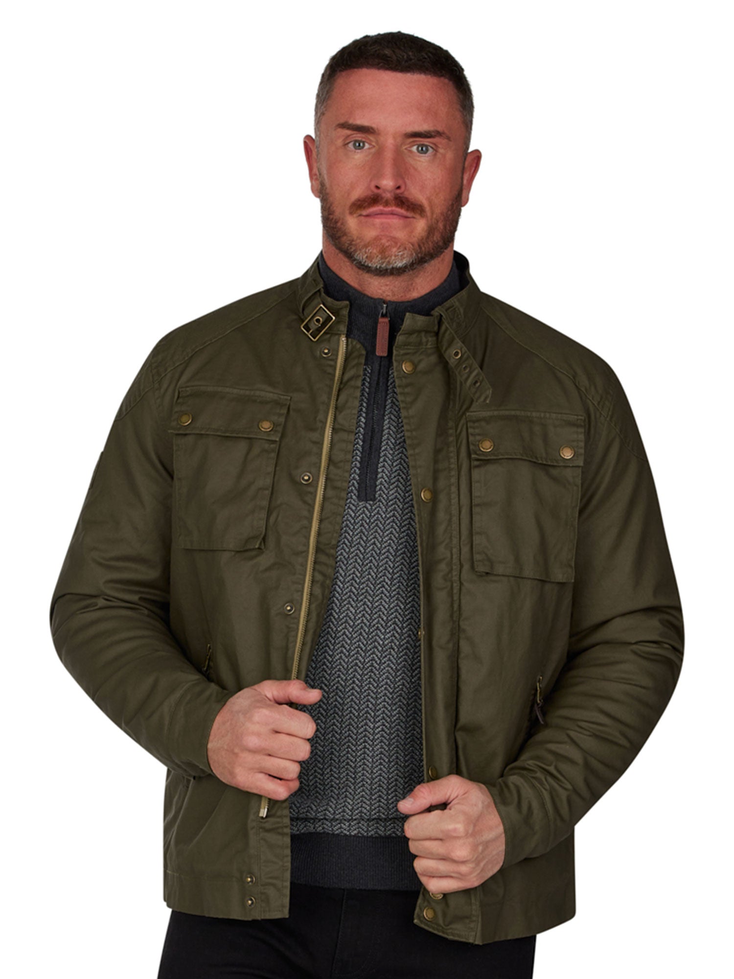 Biker jacket clearance khaki