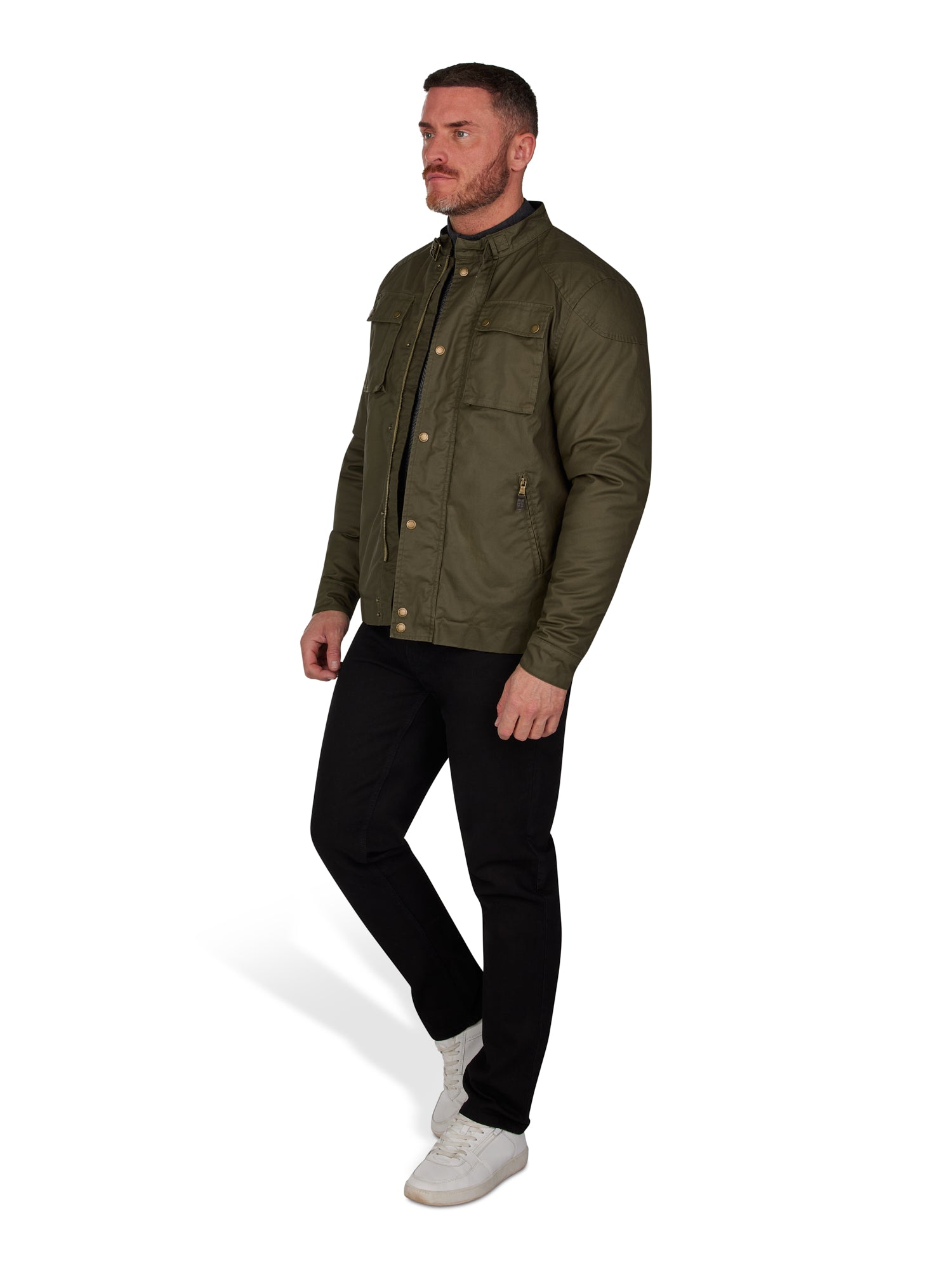 Khaki hot sale field jacket