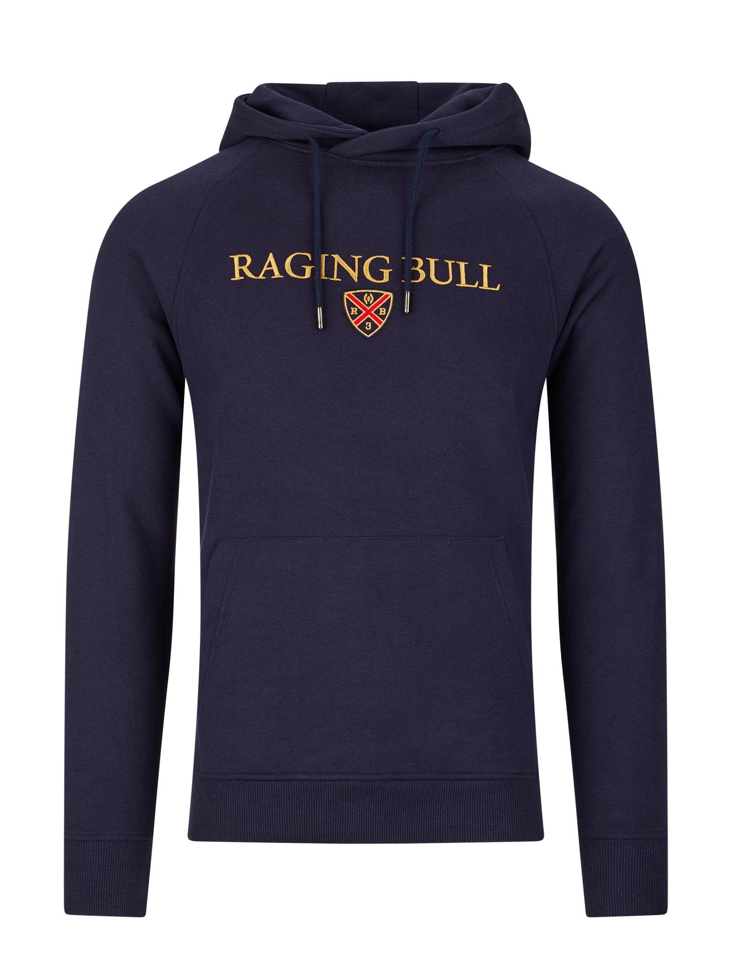 Chest Crest Overhead Hoodie - Navy – Raging Bull Clothing