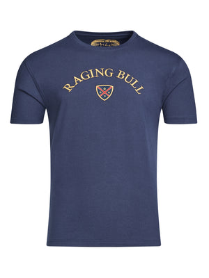 RB Crest Embroidered T-Shirt - Navy