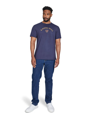 RB Crest Embroidered T-Shirt - Navy