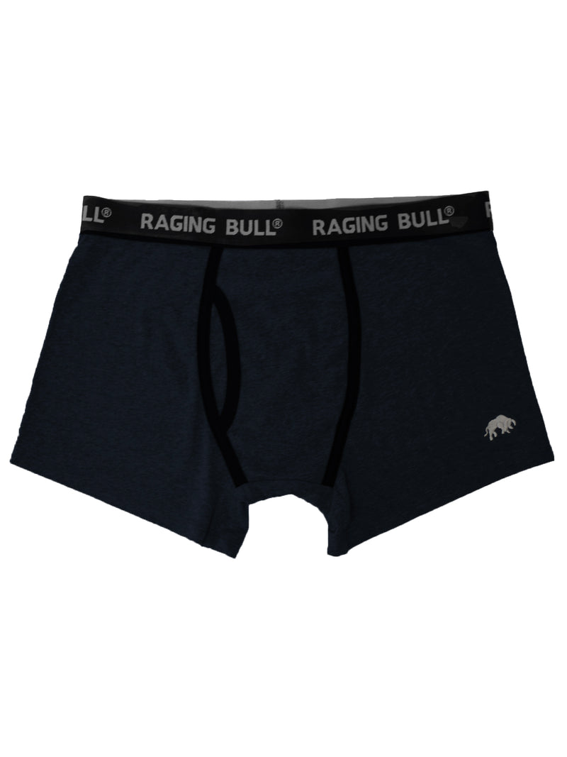 3 Pack Cotton Boxers - Navy