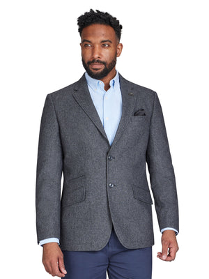 Wool Blazer - Charcoal