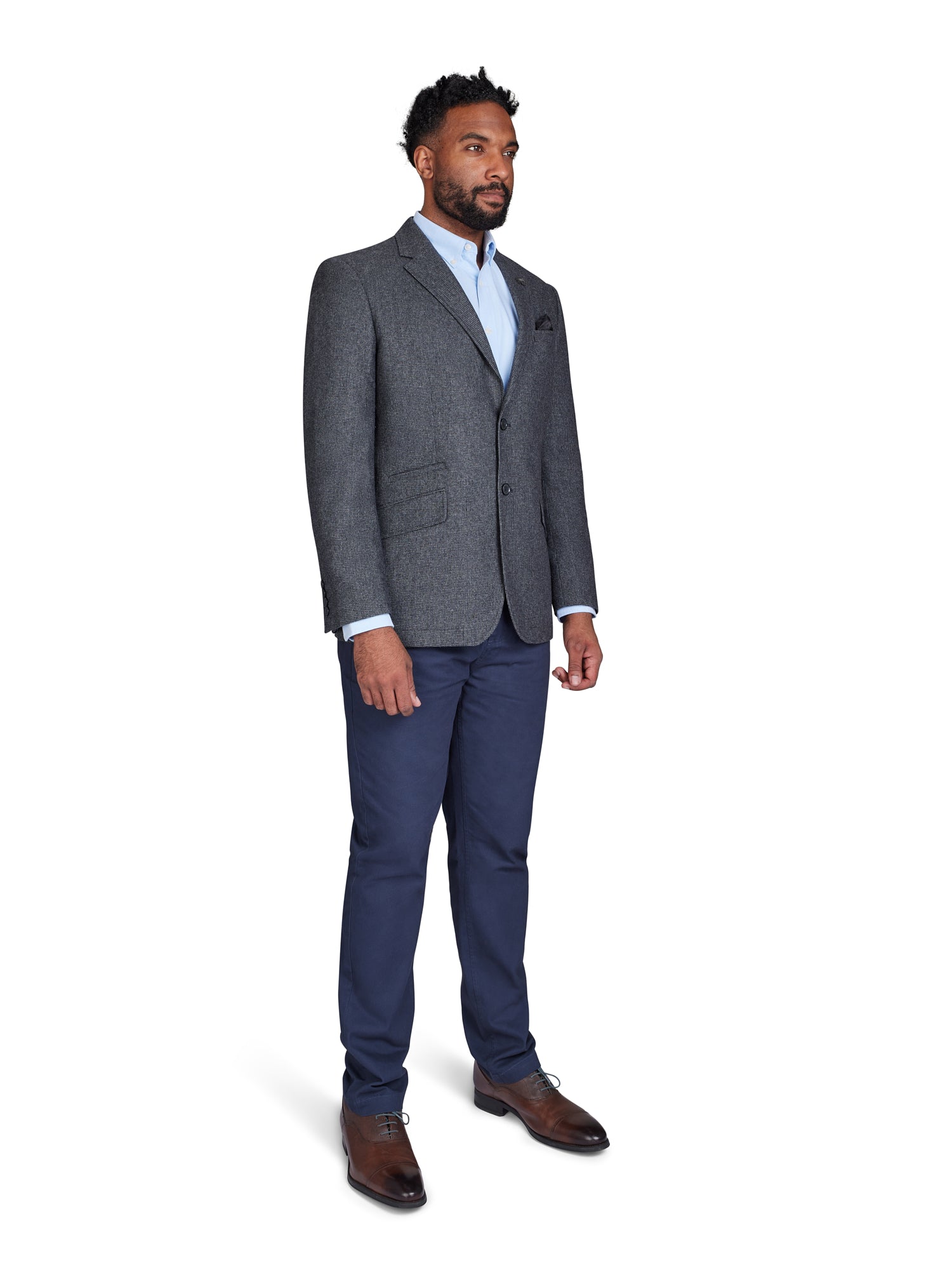 Wool Blazer Charcoal Raging Bull Clothing