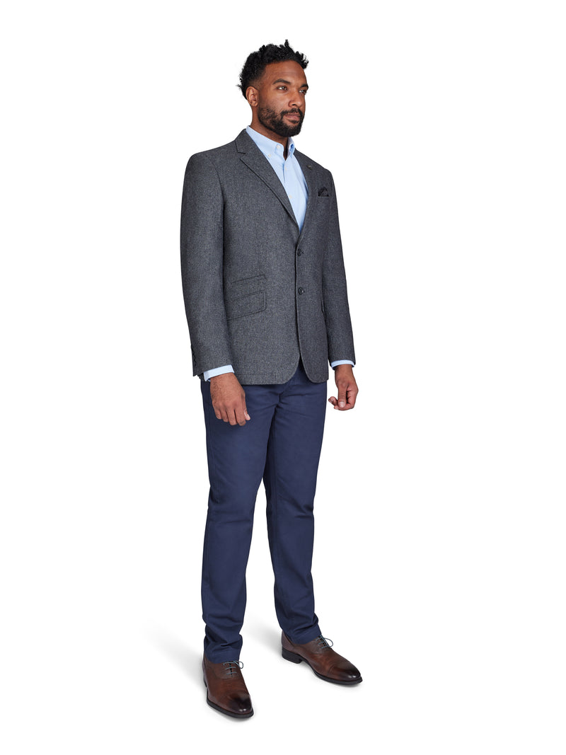 Wool Blazer - Charcoal