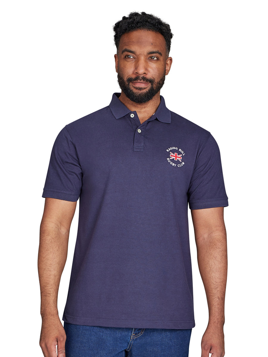 Rugby Club Jersey Polo - Navy – Raging Bull Clothing