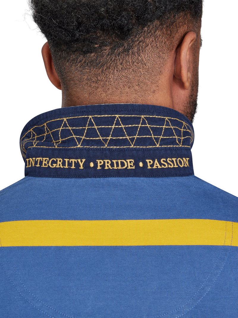 Long Sleeve Thin Stripe Rugby - Yellow