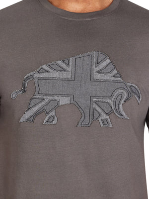 Union Jack Bull T-Shirt - Slate