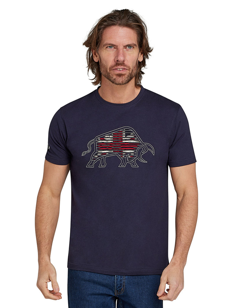 Slash Bull T-Shirt - Navy