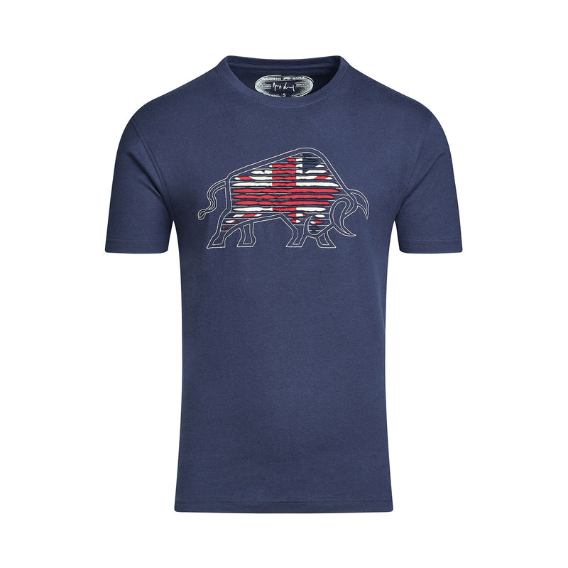 Slash Bull T-Shirt - Navy