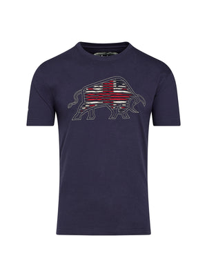 Slash Bull T-Shirt - Navy