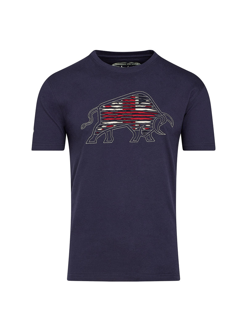 Slash Bull T-Shirt - Navy