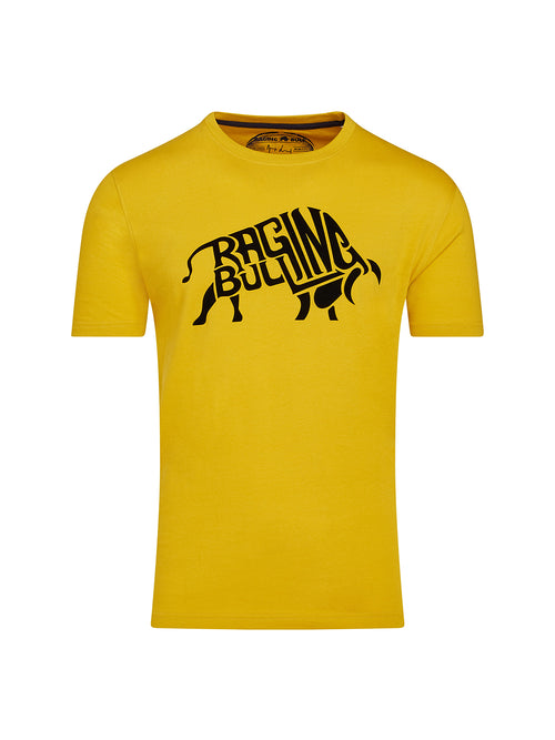 Flock Bull T-Shirt - Yellow