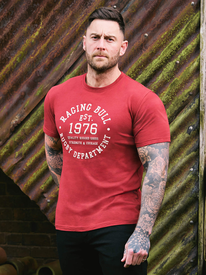 Rugby Dept. T-Shirt - Claret