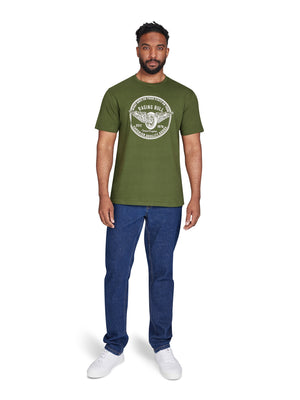 On Tour Wheel T-Shirt - Olive