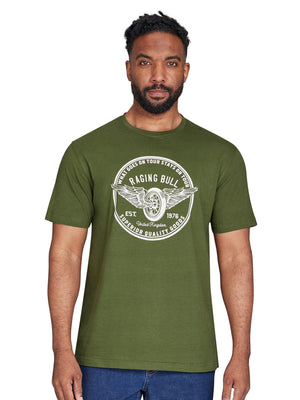 On Tour Wheel T-Shirt - Olive