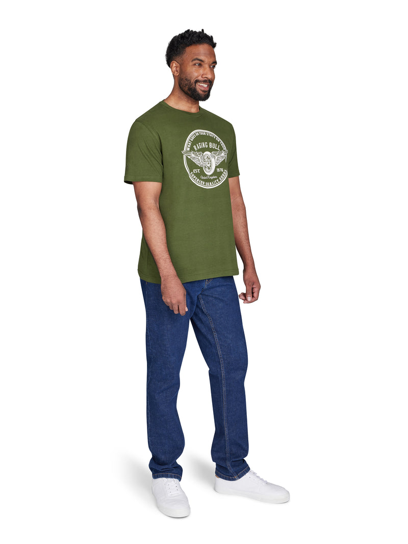 On Tour Wheel T-Shirt - Olive