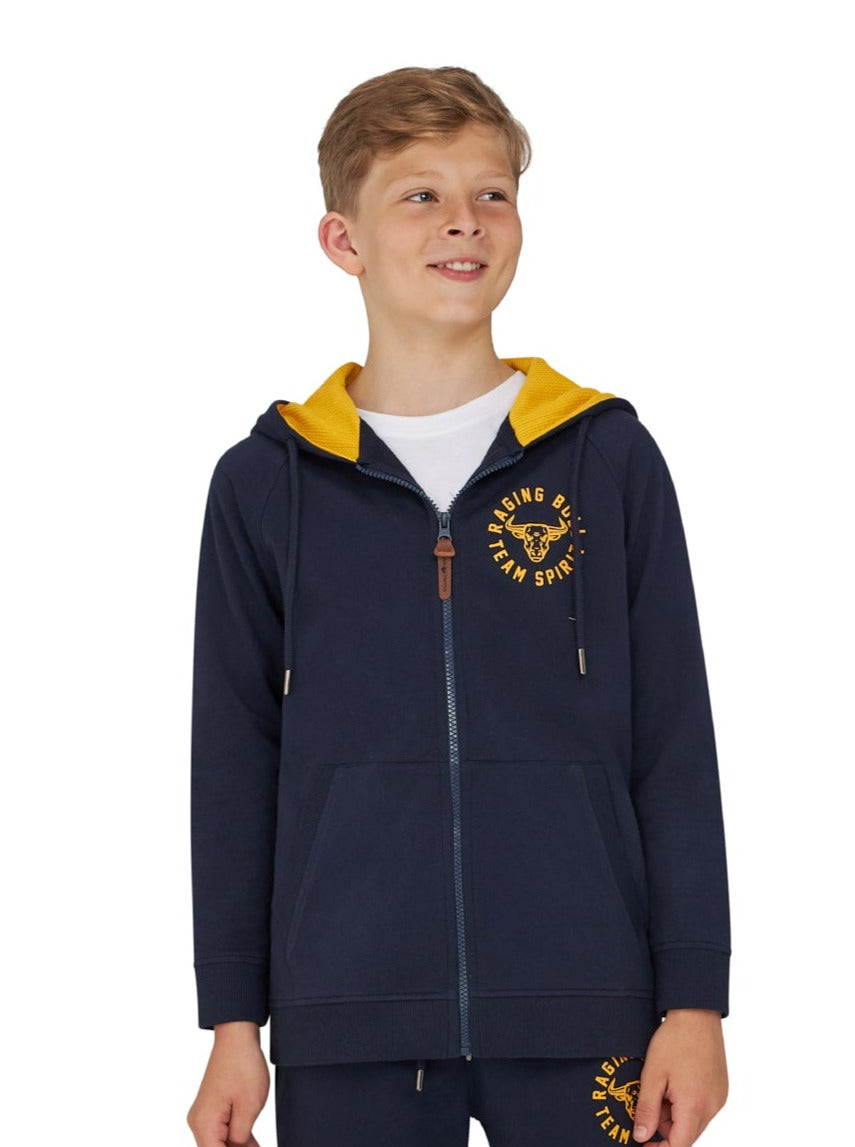 Boys zip through on sale hoodie