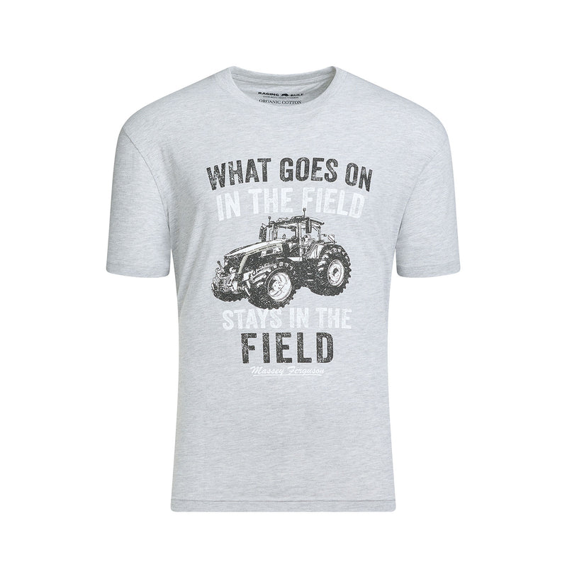 Massey Ferguson In The Field T-Shirt - Grey Marl