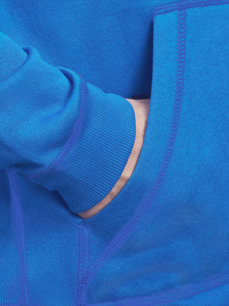 Zip Hoody - Cobalt Blue