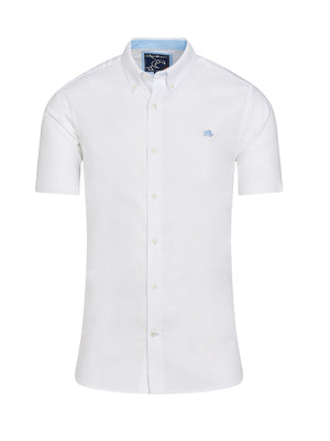 Classic 2 Pack Short Sleeve Oxford - Sky Blue/White