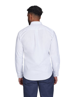 Long Sleeve Classic Oxford Shirt - White