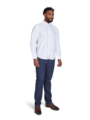 Long Sleeve Classic Oxford Shirt - White