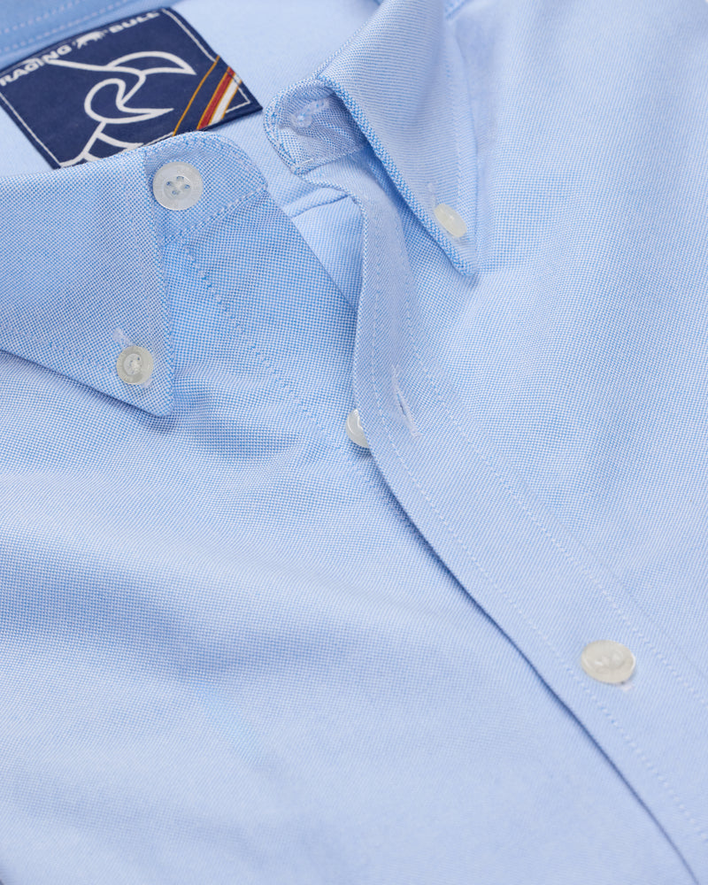 Long Sleeve Classic Oxford Shirt - Sky Blue