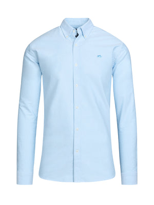 Long Sleeve Classic Oxford Shirt - Sky Blue