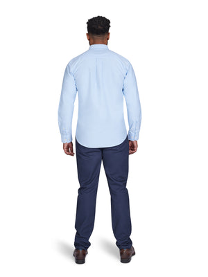 Long Sleeve Classic Oxford Shirt - Sky Blue