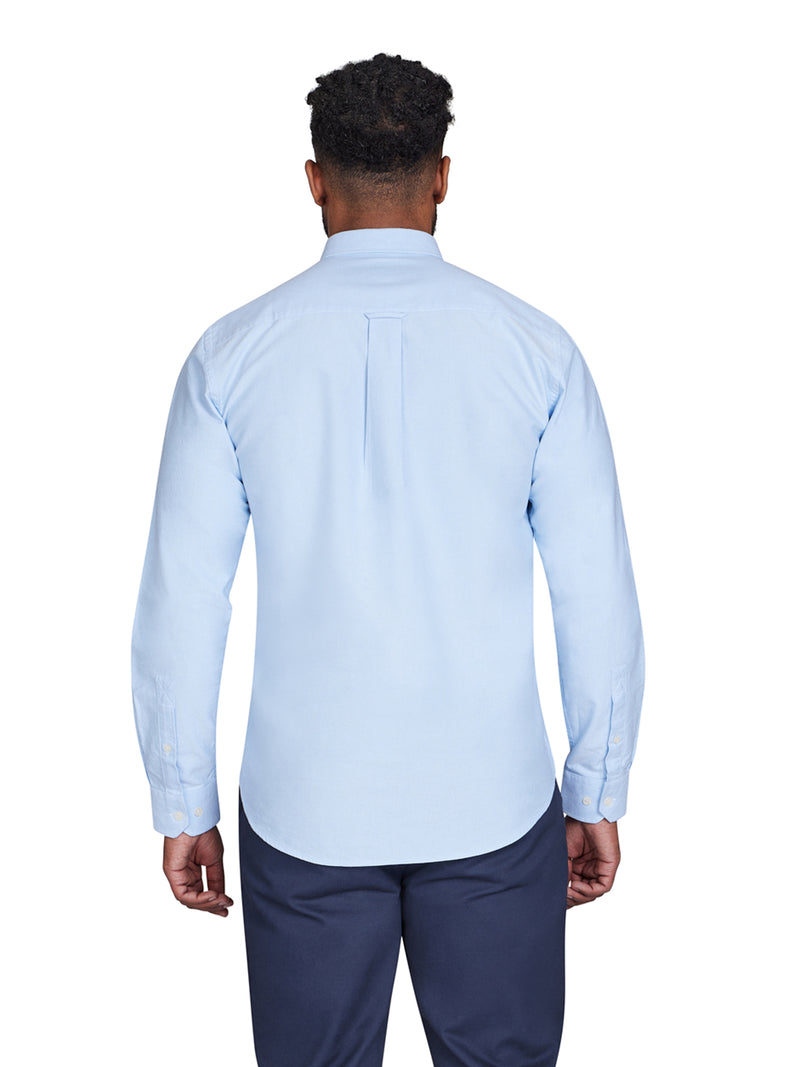 Long Sleeve Classic Oxford Shirt - Sky Blue