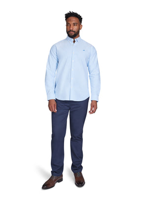 Long Sleeve Classic Oxford Shirt - Sky Blue