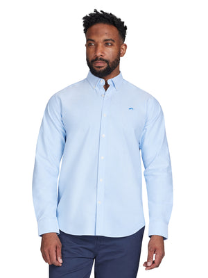 Long Sleeve Classic Oxford Shirt - Sky Blue