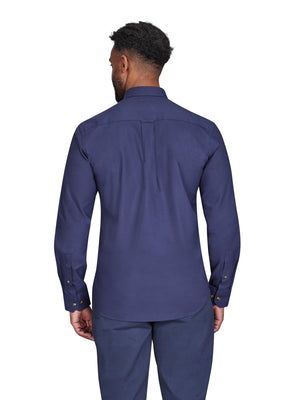 Long Sleeve Classic Oxford Shirt - Navy