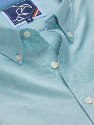 Long Sleeve Classic Oxford Shirt - Green