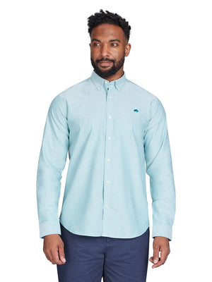 Long Sleeve Classic Oxford Shirt - Green