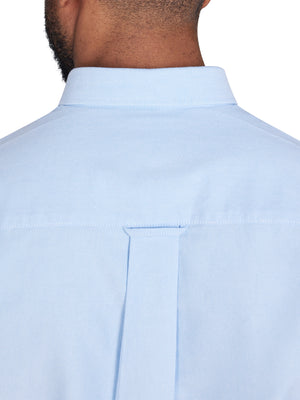 Short Sleeve Lightweight Oxford Shirt - Sky Blue