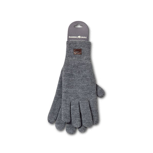 Knitted Gloves - Dark Grey Marl