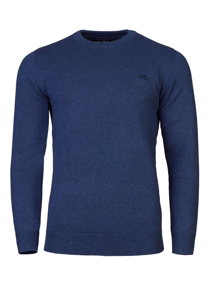 Classic Crew Neck Knit - Smart Denim – Raging Bull Clothing