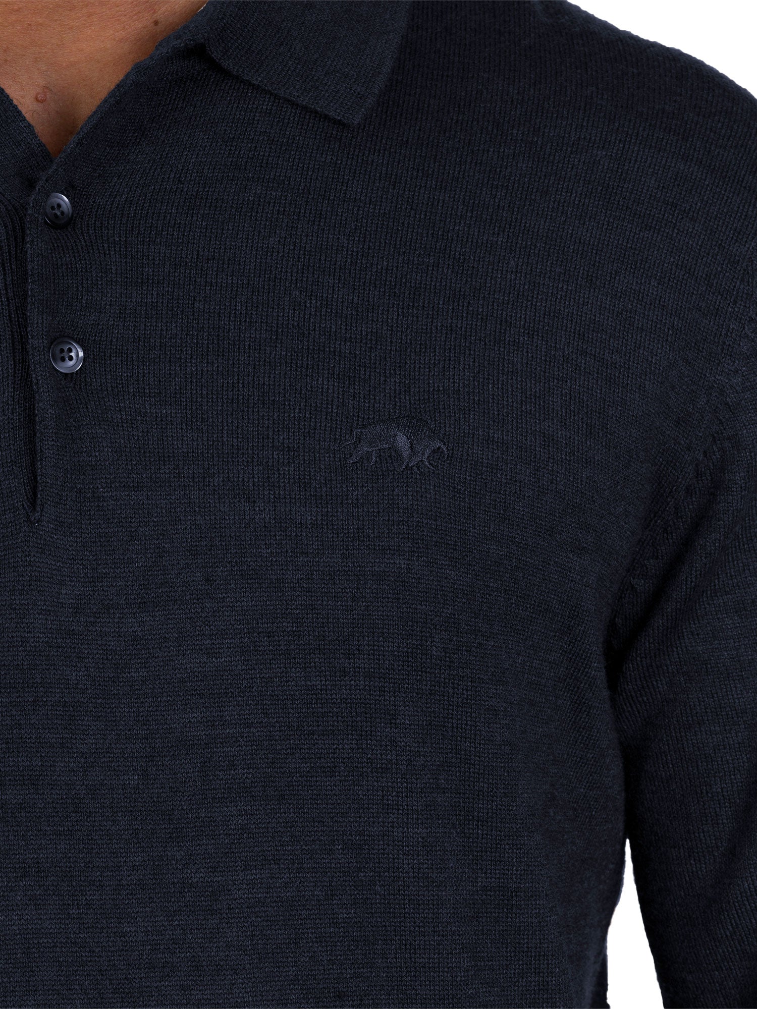 All saints knitted outlet polo