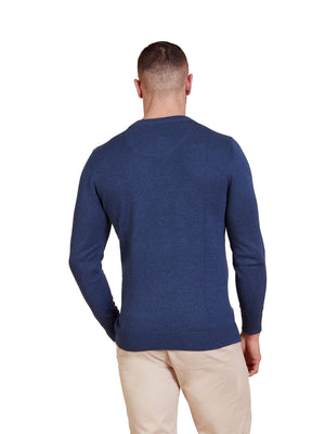 Classic Crew Neck Cotton/Cashmere Knit - Smart Denim