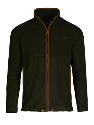 Fleece Zip Through Jacket - Forest