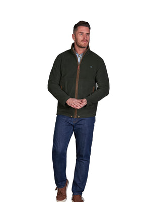 Fleece Zip Through Jacket - Forest